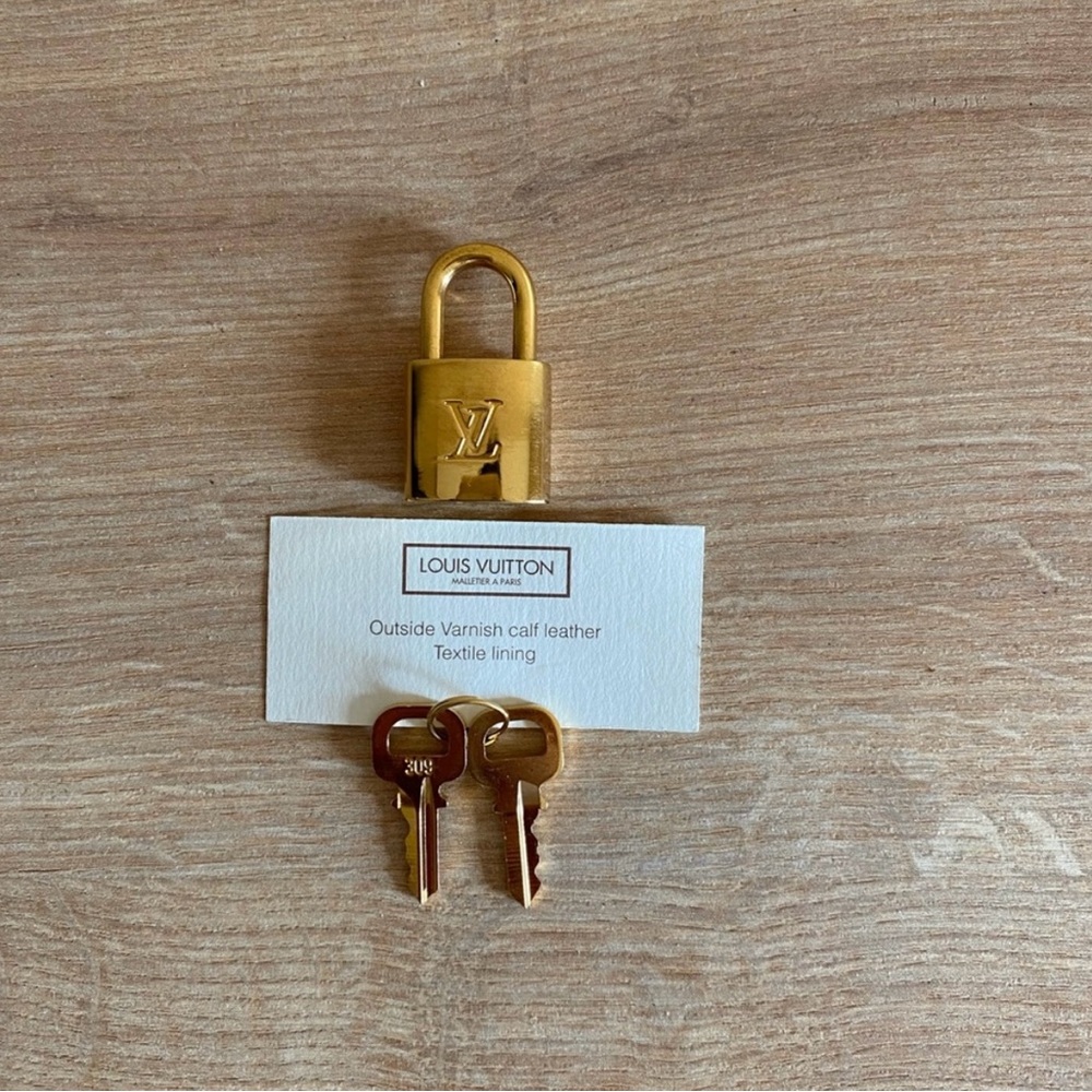 Authentic Louis Vuitton Lock and Key Set